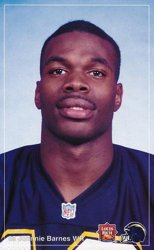 1992 Louis Rich San Diego Chargers #NNO Johnnie Barnes Front