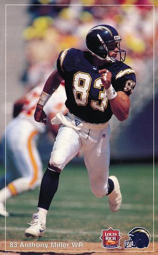 1992 Louis Rich San Diego Chargers #NNO Anthony Miller Front