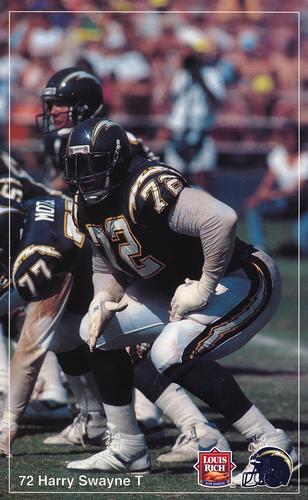 1992 Louis Rich San Diego Chargers #NNO Harry Swayne Front