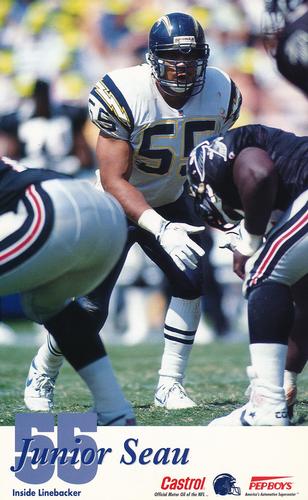 1994 Castrol San Diego Chargers  #NNO Junior Seau Front