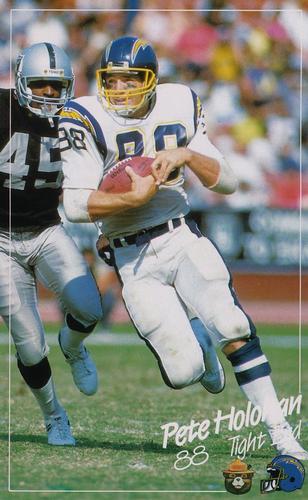 1988 San Diego Chargers Smokey #NNO Pete Holohan Front