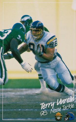 1988 San Diego Chargers Smokey #NNO Terry Unrein Front