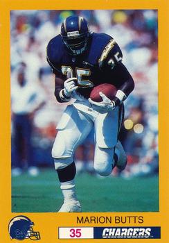1993 San Diego Chargers Police #NNO Marion Butts Front