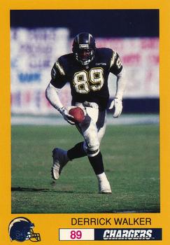 1993 San Diego Chargers Police #NNO Derrick Walker Front
