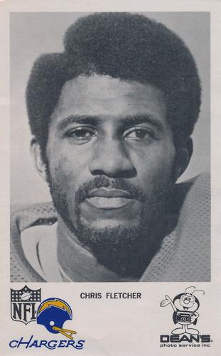 1976 Dean's Photo Service San Diego Chargers #NNO Chris Fletcher Front