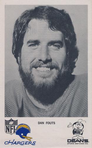 1976 Dean's Photo Service San Diego Chargers #NNO Dan Fouts Front
