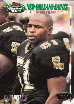 1993 Stadium Club - Super Teams Members Only #NNO New Orleans Saints Front
