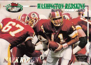 1993 Stadium Club - Super Teams Members Only #NNO Washington Redskins Front