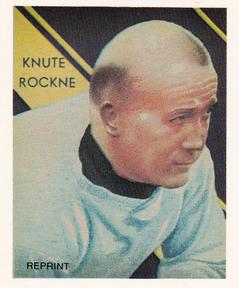 1985 1935 National Chicle (reprint) #9 Knute Rockne Front