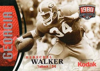 2005 Kodak Georgia Bulldogs Legends #2 Herschel Walker Front