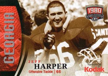 2005 Kodak Georgia Bulldogs Legends #8 Jeff Harper Front