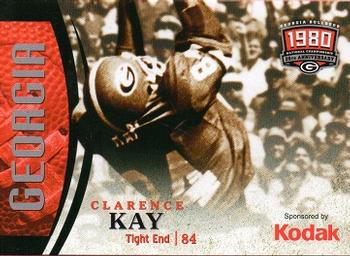 2005 Kodak Georgia Bulldogs Legends #26 Clarence Kay Front