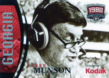 2005 Kodak Georgia Bulldogs Legends #39 Larry Munson Front