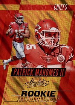 2017 Panini Absolute - Rookie Roundup Retail #20 Patrick Mahomes II Front