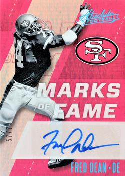2017 Panini Absolute - Marks of Fame Jersey Number #MF-FD Fred Dean Front
