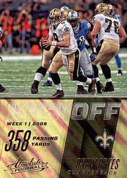 2017 Panini Absolute - Kickoff Retail #7 Drew Brees Front