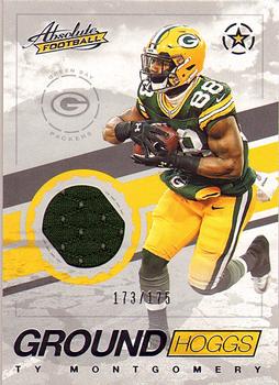 2017 Panini Absolute - Ground Hoggs #2 Ty Montgomery Front