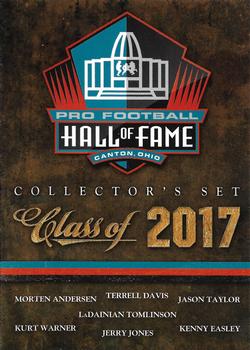 2017 Panini Pro Football Hall of Fame #NNO Cover Card Front