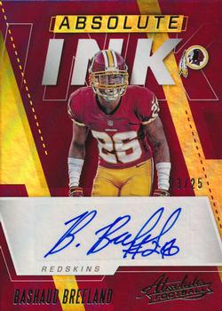 2017 Panini Absolute - Absolute Ink Gold #AI-BBL Bashaud Breeland Front