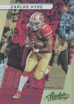 2017 Panini Absolute - Spectrum Green #53 Carlos Hyde Front