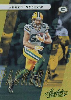 2017 Panini Absolute - Spectrum Green #97 Jordy Nelson Front