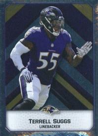2017 Panini Stickers #73 Terrell Suggs Front