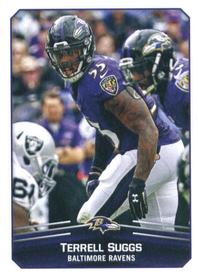 2017 Panini Stickers #80 Terrell Suggs Front