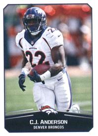 2017 Panini Stickers #188 C.J. Anderson Front