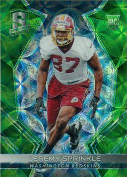 2017 Panini Spectra - Neon Green #159 Jeremy Sprinkle Front
