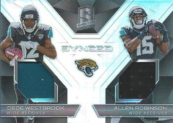 2017 Panini Spectra - Synced Swatches #14 Allen Robinson / Dede Westbrook Front