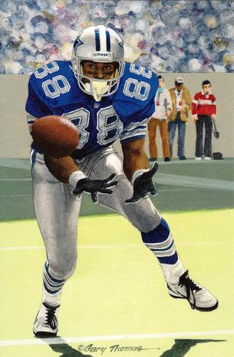 2007 Goal Line Hall of Fame Art Collection #237 Michael Irvin Front