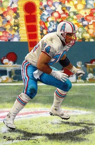 2007 Goal Line Hall of Fame Art Collection #238 Bruce Matthews Front