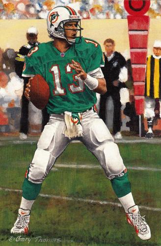 2005 Goal Line Hall of Fame Art Collection #227 Dan Marino Front