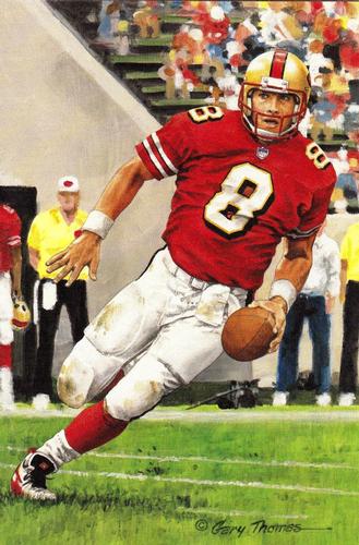 2005 Goal Line Hall of Fame Art Collection #229 Steve Young Front