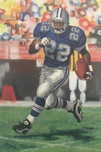 2010 Goal Line Hall of Fame Art Collection #260 Emmitt Smith Front