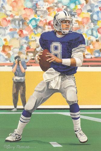 2006 Goal Line Hall of Fame Art Collection #230 Troy Aikman Front