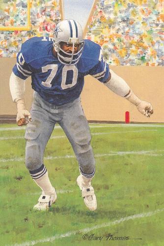 2006 Goal Line Hall of Fame Art Collection #235 Rayfield Wright Front