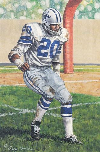 1996 Goal Line Hall of Fame Art Collection #185 Mel Renfro Front