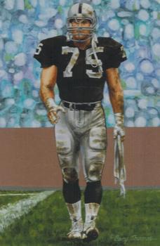 2000 Goal Line Hall of Fame Art Collection #200 Howie Long Front