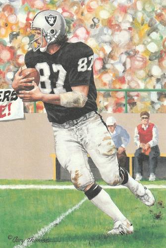 2002 Goal Line Hall of Fame Art Collection #213 Dave Casper Front