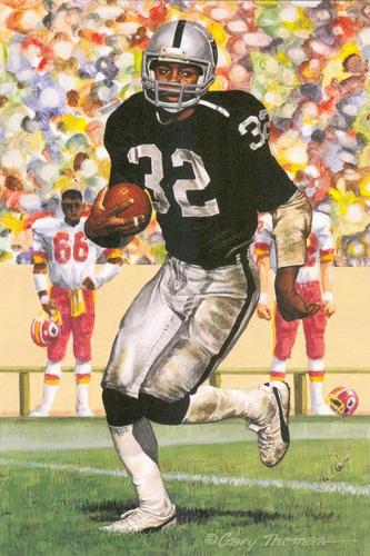 2003 Goal Line Hall of Fame Art Collection #217 Marcus Allen Front