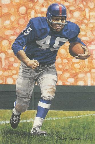 1994 Goal Line Hall of Fame Art Collection #173 Emlen Tunnell Front