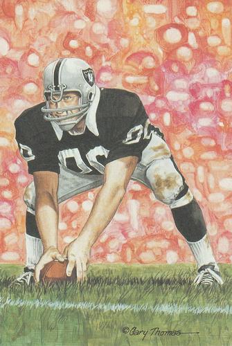 1993 Goal Line Hall of Fame Art Collection #139 Jim Otto Front