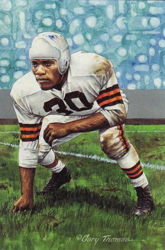 1993 Goal Line Hall of Fame Art Collection #150 Bill Willis Front
