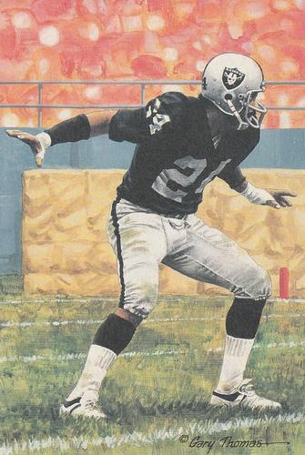 1992 Goal Line Hall of Fame Art Collection #96 Willie Brown Front