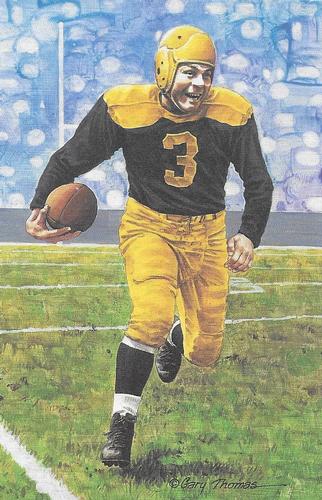 1991 Goal Line Hall of Fame Art Collection #65 Tony Canadeo Front