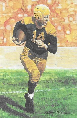 1991 Goal Line Hall of Fame Art Collection #71 Don Hutson Front