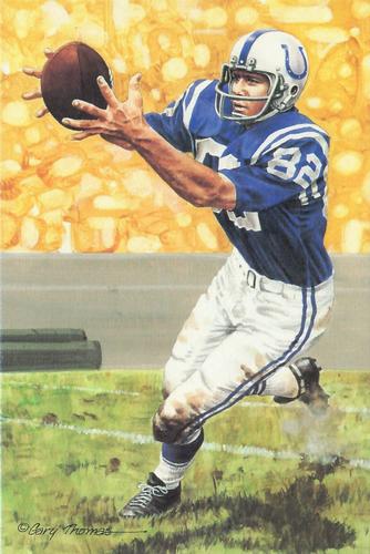 1990 Goal Line Hall of Fame Art Collection #33 Raymond Berry Front