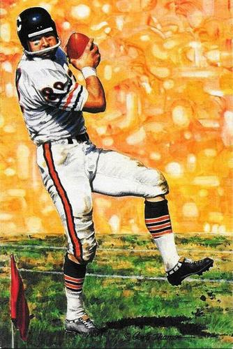 1990 Goal Line Hall of Fame Art Collection #39 Mike Ditka Front