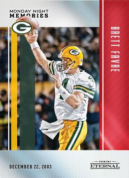 2017 Panini Eternal - Monday Night Memories #PE-MM13 Brett Favre Front